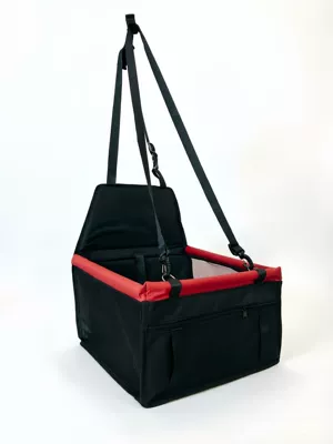 Bag Dog and Cat — Multi-function pad - black-with-red-accents-enhanced-version-of-pvc-white-pipe