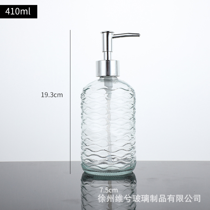 410 ml de dinero corrugado; Transparencia; vidrio