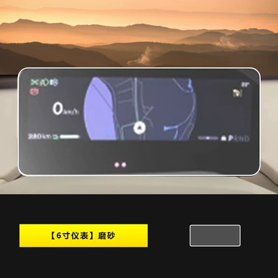 Car interior film Screen Tempered Film Central - 25-26-nio-firefly-6inch-instrument-frosted