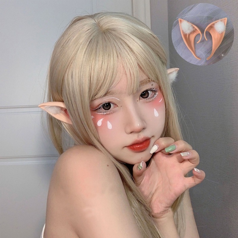 万圣节黑色毛绒眼球发箍女2025新款cos装扮派对搞怪头箍发卡头饰|undefined