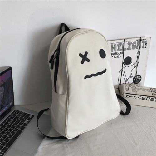 Japanese and Korean ins ultra popular niche ghost shoulder bag ulzzang ugly cute personality large capacity backpack student schoolbag women 