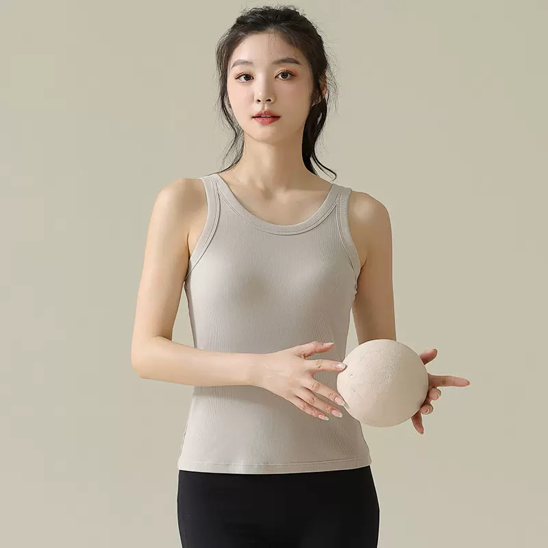 莫代尔背心睡衣女上衣夏季可外穿运动无袖T恤女生夏天冰丝打底衫