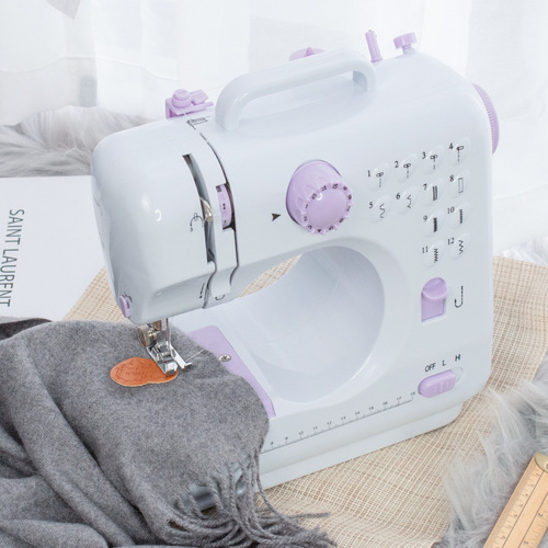 New Amazon Sewing Machine Household Electric Small 505 Upgraded Fully Automatic Sewing Machine with Overlock