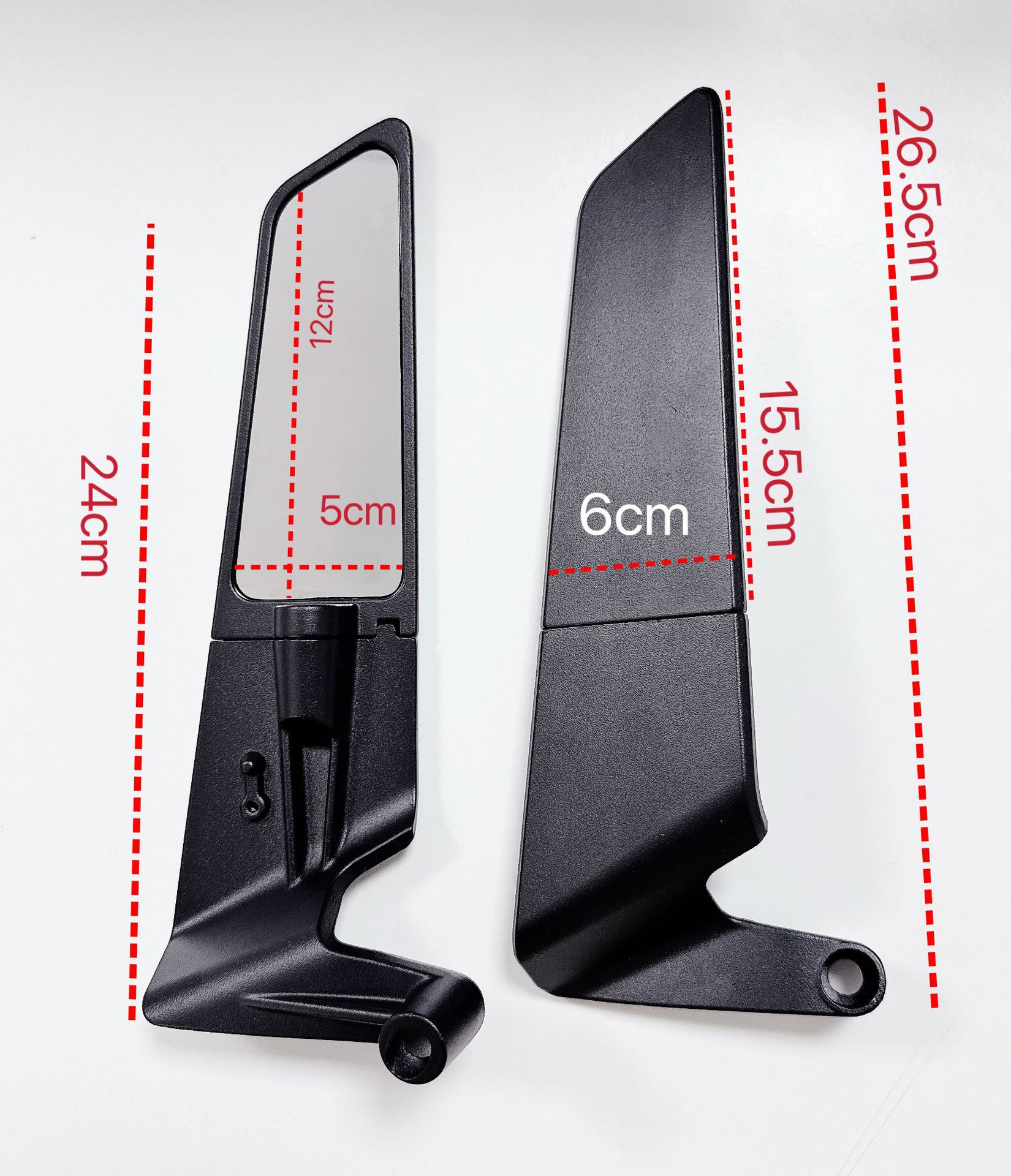 Motorcycle Modified Rearview Mirror Fixed Wing Rearview Mirror Mirror Holder
