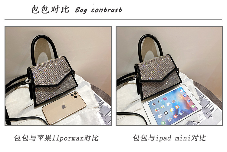 Korean Fashion Diamond-studded Portable Bag display picture 31