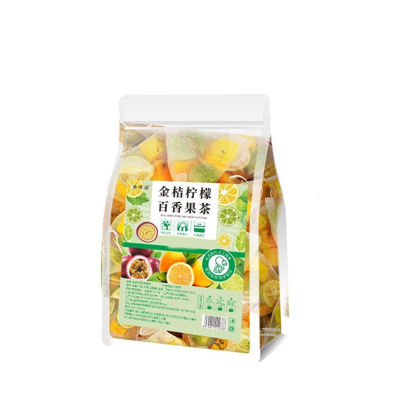金桔柠檬百香果茶包冷泡茶水果茶夏天泡水喝的东西青桔金橘冻干|undefined