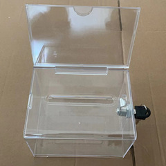帶鎖亞克力選舉箱單位意見箱會議展會投票箱批發彩色亞克力盒子
