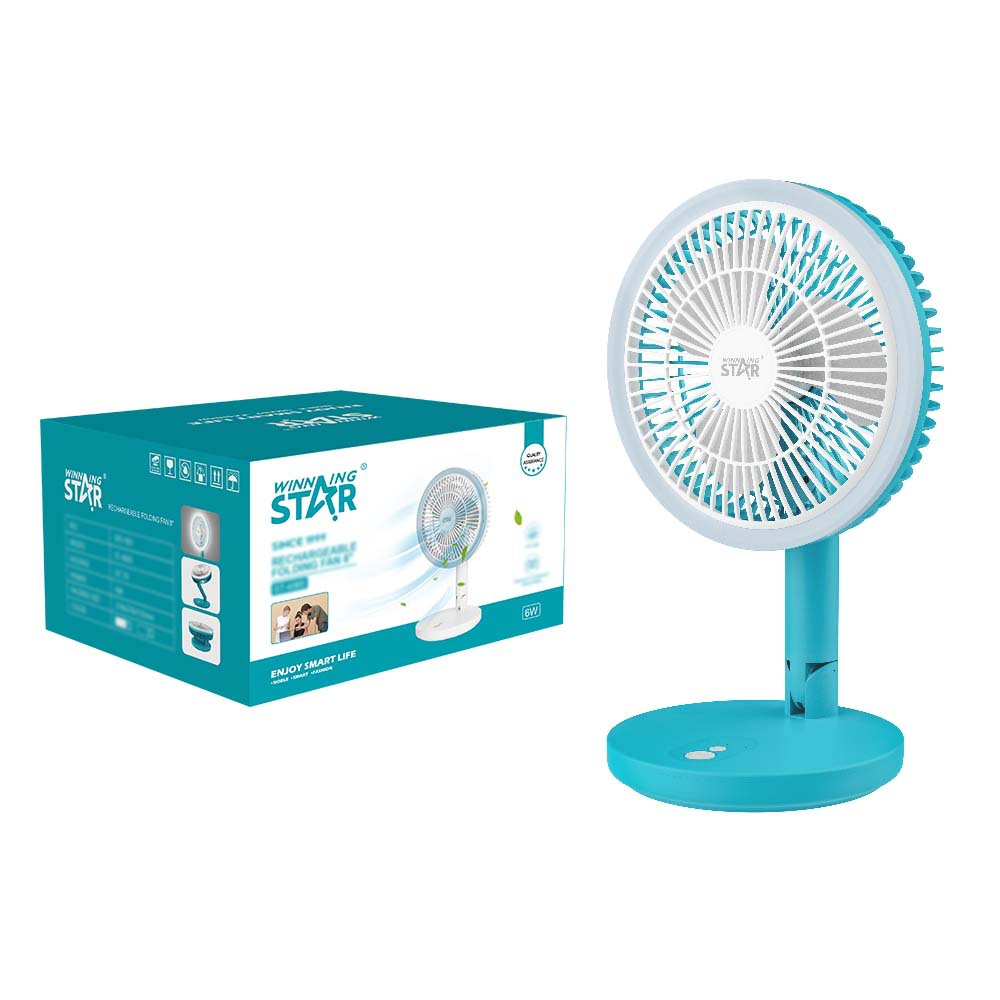 Winning star transfronterizo de 8 pulgadas Sanye Type-C/USB pequeño y fácil de transportar ventilador eléctrico de escritorio de alta rotación
