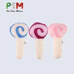 PSM Pet Lollipop Plush Sounding Toy – Pet Dog & Cat Chewable Teething Toy Supplies