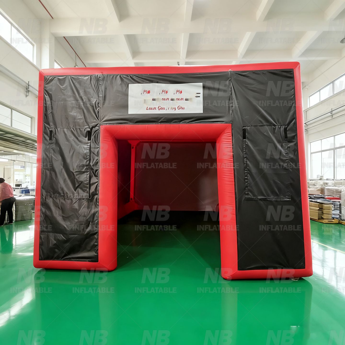 Tienda de golf inflable cerrada portátil de apertura rápida entrenamiento de campo a prueba de viento y protección solar camping sombrilla equipo al aire libre