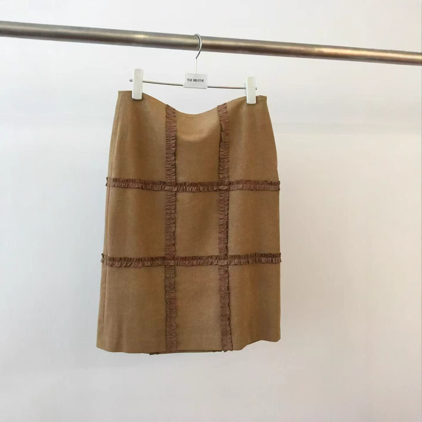 【预售】韩国东大门breathe冬季新款休闲时尚格子半身裙