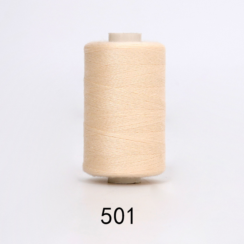 1000 yardas de hilo de poliéster de alta velocidad combinación de colores hogar hilo de coser mano hilo pequeño hilo fino dos hilos 402 hilo de coser
