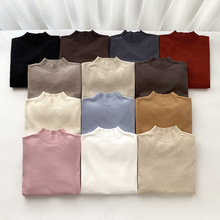 特价包邮不退换无缝一体半高领长袖针织打底衫女亲肤内搭96881