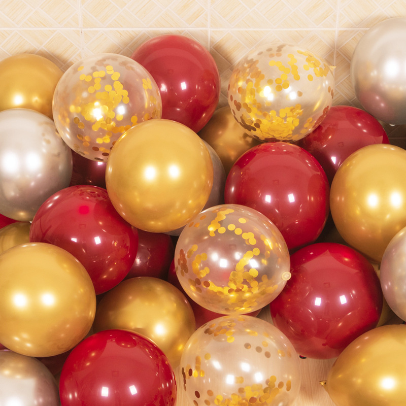 Neujahrsballon des Pferdes für Jubiläumsfeiern, rote Geburtstagsszene, Dekorationsartikel für Hochzeiten, Einkaufszentren und Geschäfte_voghion.com