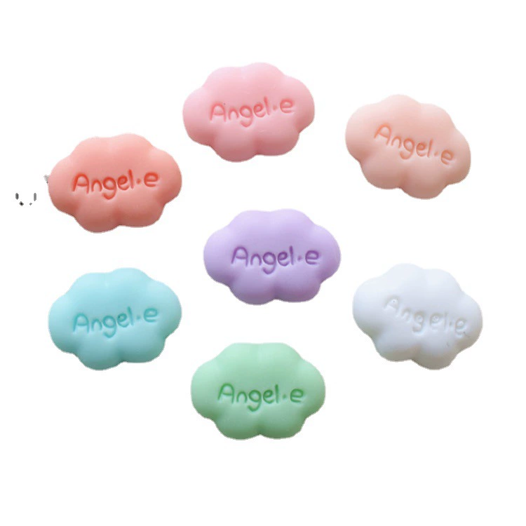 Силиконовая/смоляная накладка Angele Cloud Baiyun, кремовый клей, чехол для телефона, коробка для хранения, DIY-материал для украшений