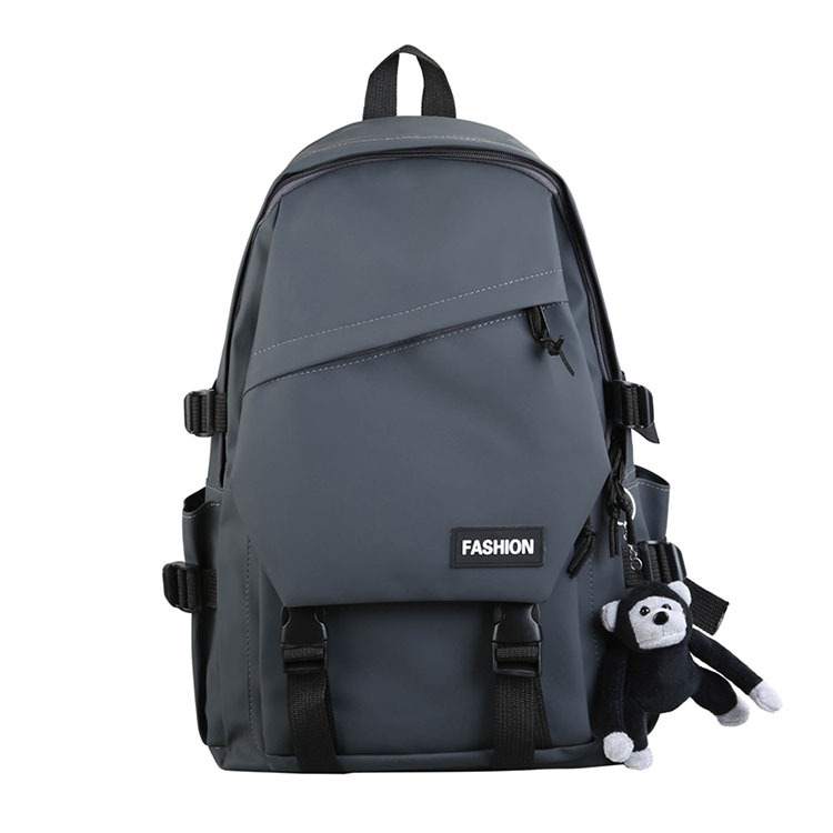 Mochila Escolar para Portátil de Cuero PU Impermeable y Transpirable image 6