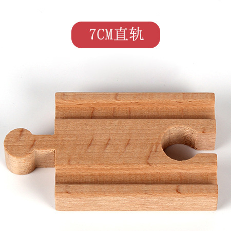 Vía de tren de madera de los niños directos de fábrica ensamblar bloques de construcción combinación variedad universal pista suelta educación temprana juguetes al por mayor