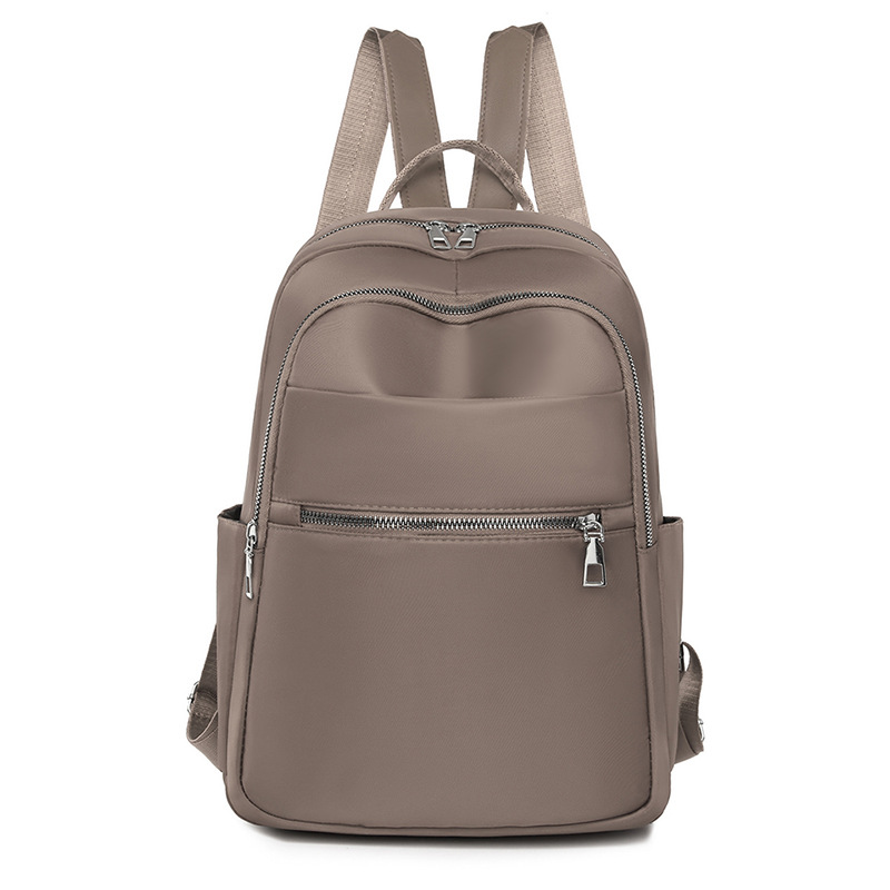 2023 nueva mochila de tela Oxford para mujer coreana, mochila de viaje ligera al aire libre simple de moda, mochila escolar para estudiantes