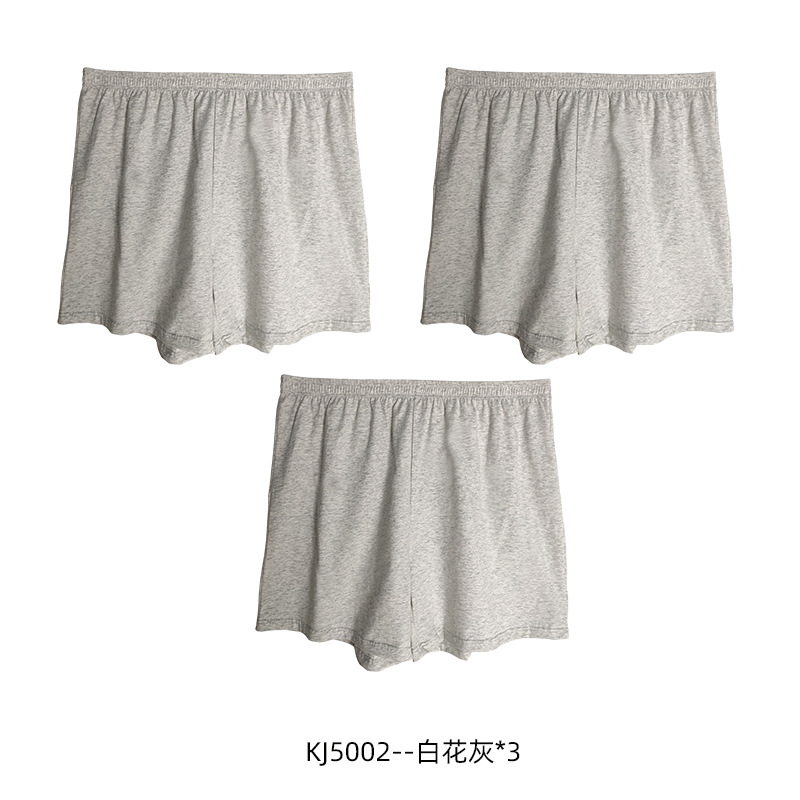 Calzoncillos bóxer holgados de algodón puro para hombre, para uso doméstico, transpirables y casuales, aptos para todas las estaciones. image 6