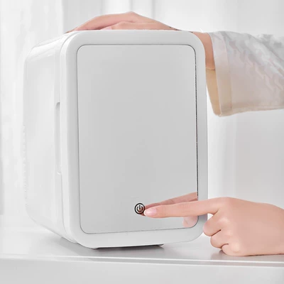 4L car mirror refrigerator car home dual-use mini refrigerator makeup mask cosmetics household refrigerated box (Soyuducular) - 4l-car-mirror-style