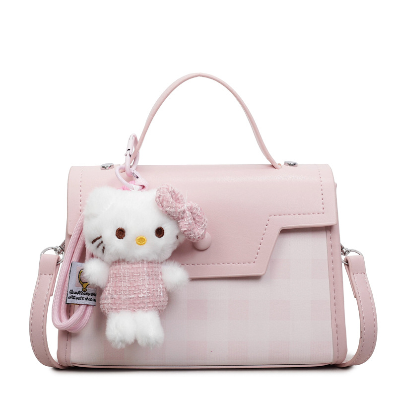 Cute bolso de estilo universitario 2026 nuevo estilo extranjero mujer sensación diaria mochila bolso de almohada de nicho