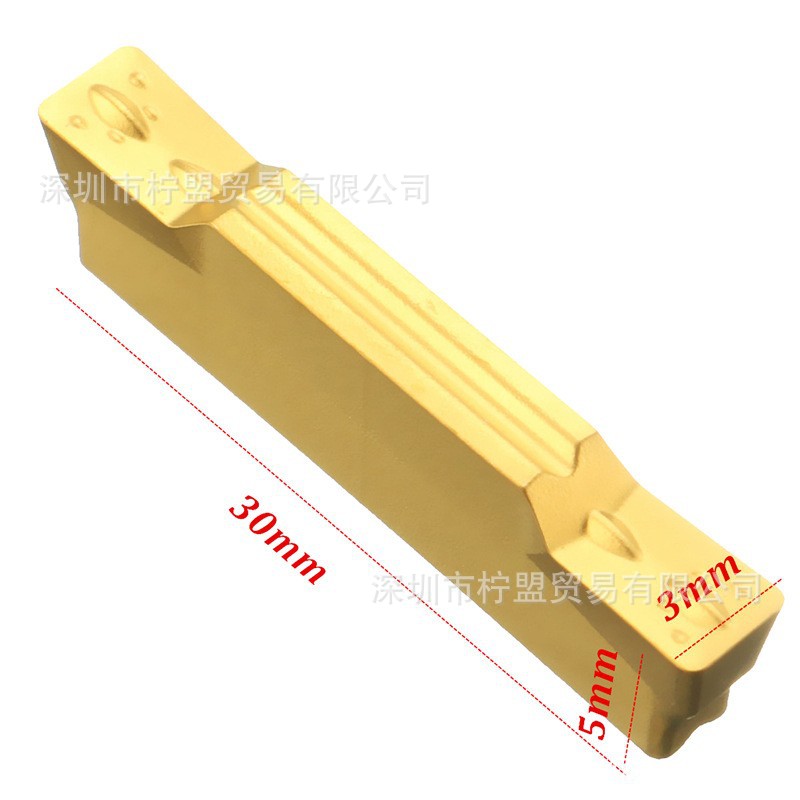 10pcs硬质合金刀片，3mm宽度，适用于MGEHR MGIVR切槽刀具刀片