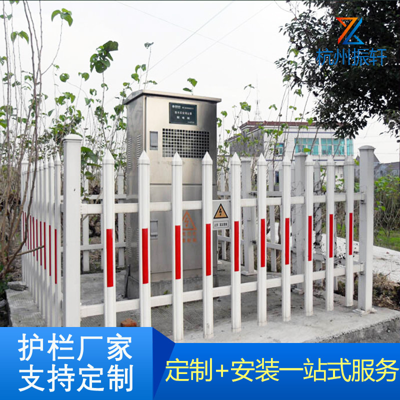 pvc塑钢护栏草坪花池围栏绿色 小区绿化带花园栅栏小篱笆塑料栏杆
