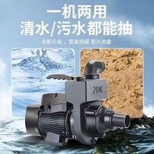 ZDK自吸式污水泵家用自吸大流量高扬程抽水泵铸铁220V离心泵