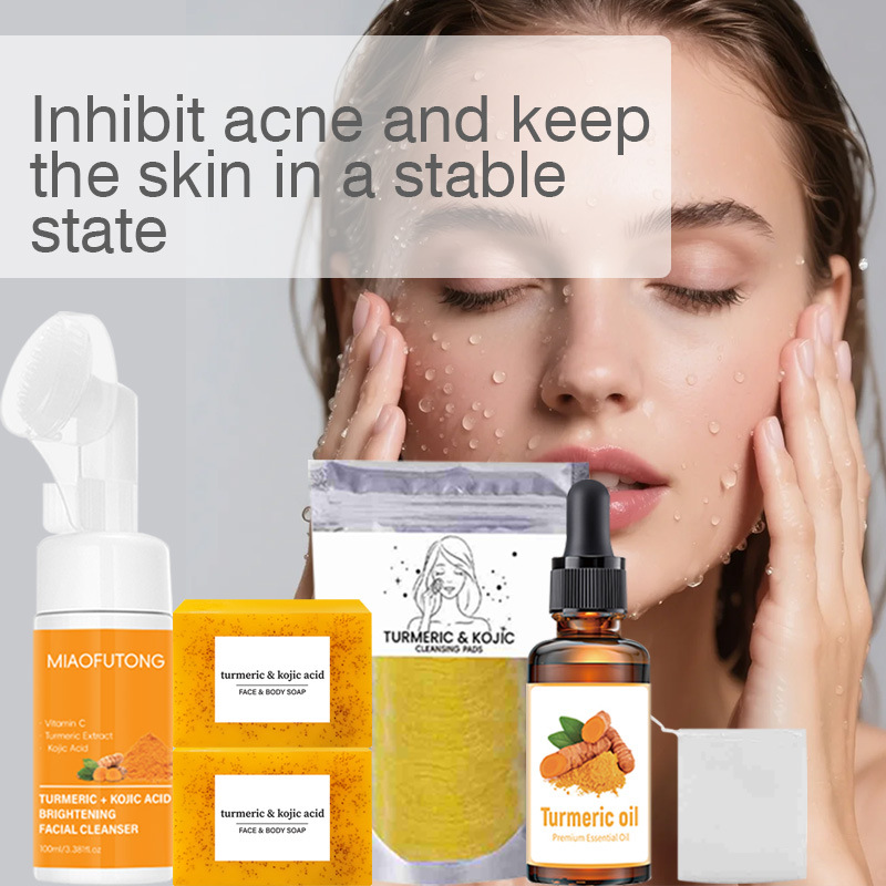 Transfronterizo TK explosión serie de jabón de cúrcuma de limpieza facial hidratante de piel exfoliante fuente de fábrica de jabón de cúrcuma