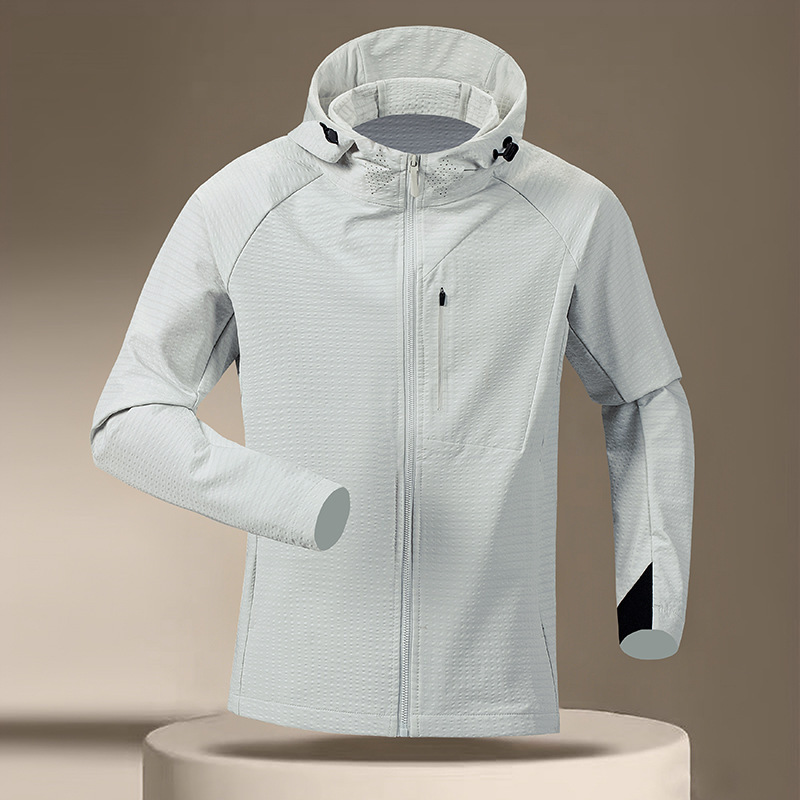 Cross-Border Wholesale Factory Direct Sales Spring and Autumn New Lightweight Breathable Mesh Softshell Jacket for Couples