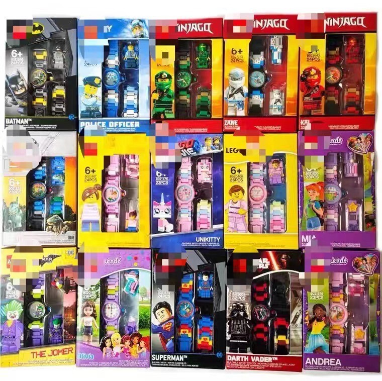 Watch, Ninjago Movie, Firefighter, Superman, Assembled Children's Toys, Holiday Gifts