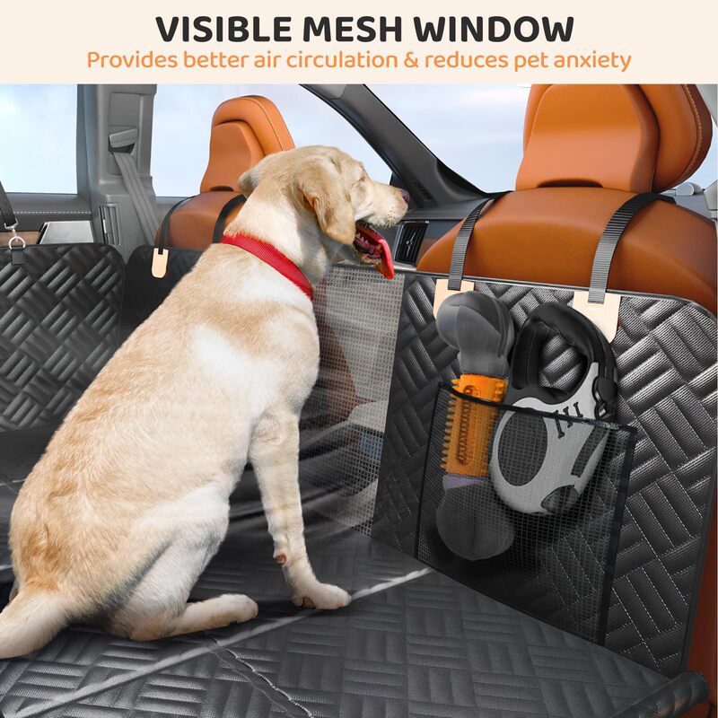ペットカーマット、後部座席、犬用カーネスト、小型、中型、大型犬用防汚カーマット、隔離カーマット|undefined