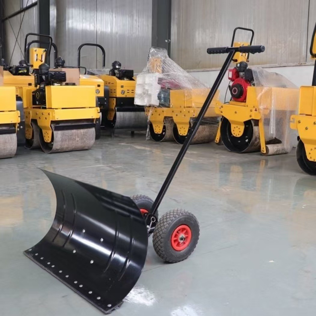 双杆轮式手推雪铲大号铲雪除雪工具小区学校推雪板子清雪神器