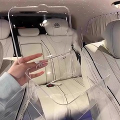 翻盖式桌面收纳盒透明亚克力防尘整理盒卧室宿舍办公室带盖杂物筐