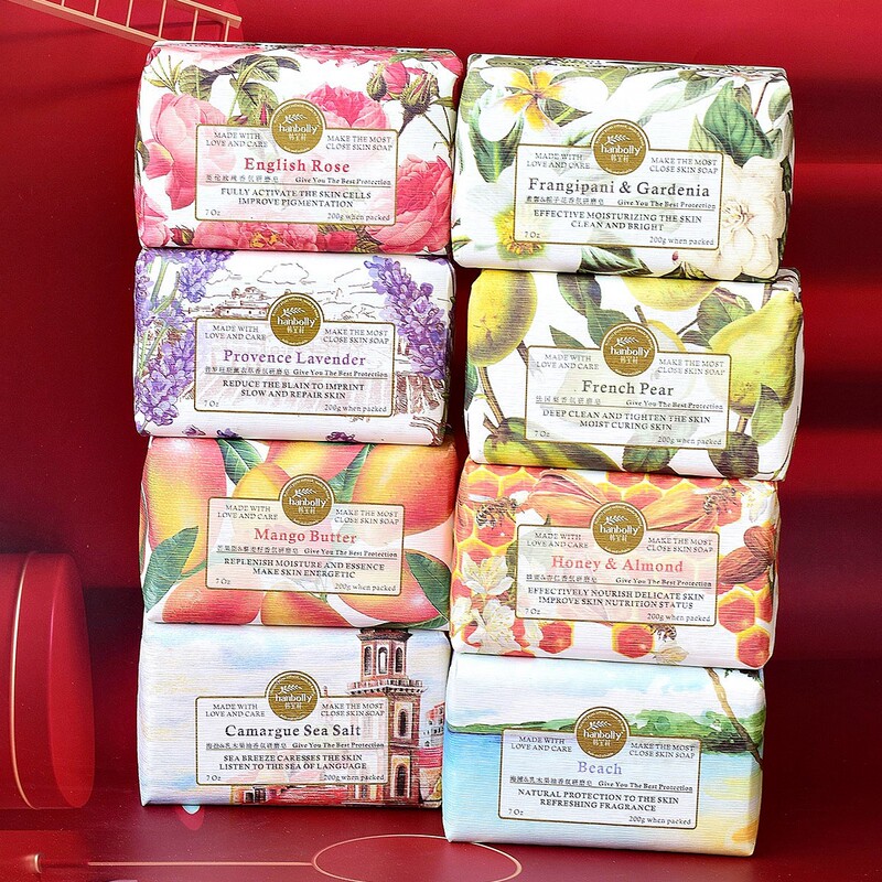 Han Baoli soap grinding soap fragrance soap essential oil soap handmade soap wedding companion gift box practical small objects