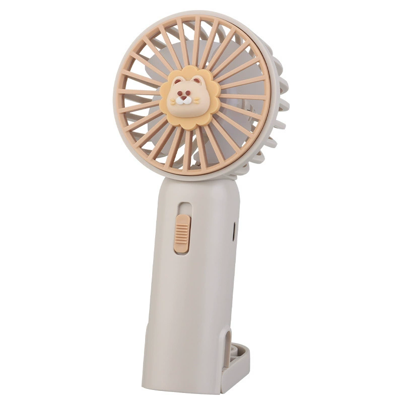 点滴 Cute table handheld small air fan with light for elementary school students, Birthday gift