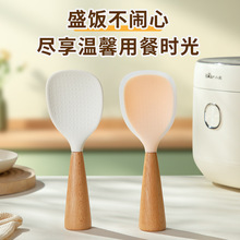 硅胶饭勺可立式食品级家用电饭煲盛饭勺子不粘米饭铲子站立打饭勺