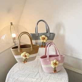 收纳篮/筐;植物工艺品;女士单肩包