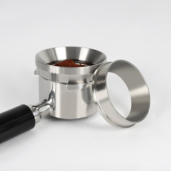 Stainless steel powder receiving ring, grinder powder receiving ring, anti-fly and anti-spill internal and external cassette coffee handle powder receiving ring, cloth powder ring