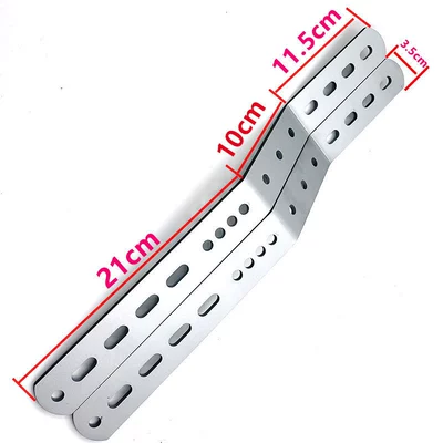 Trunk Reinforced Load-Bearing Rack — Motorcycle tail - a-pair-of-extended-sheet-metal-strips-425cm