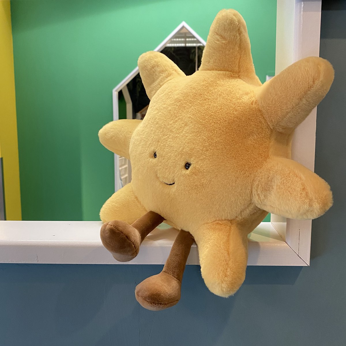 Sol, luna, muñeca de peluche, muñeca encantadora, almohada en la cama, muñeca tranquila, regalo de cumpleaños para chicas