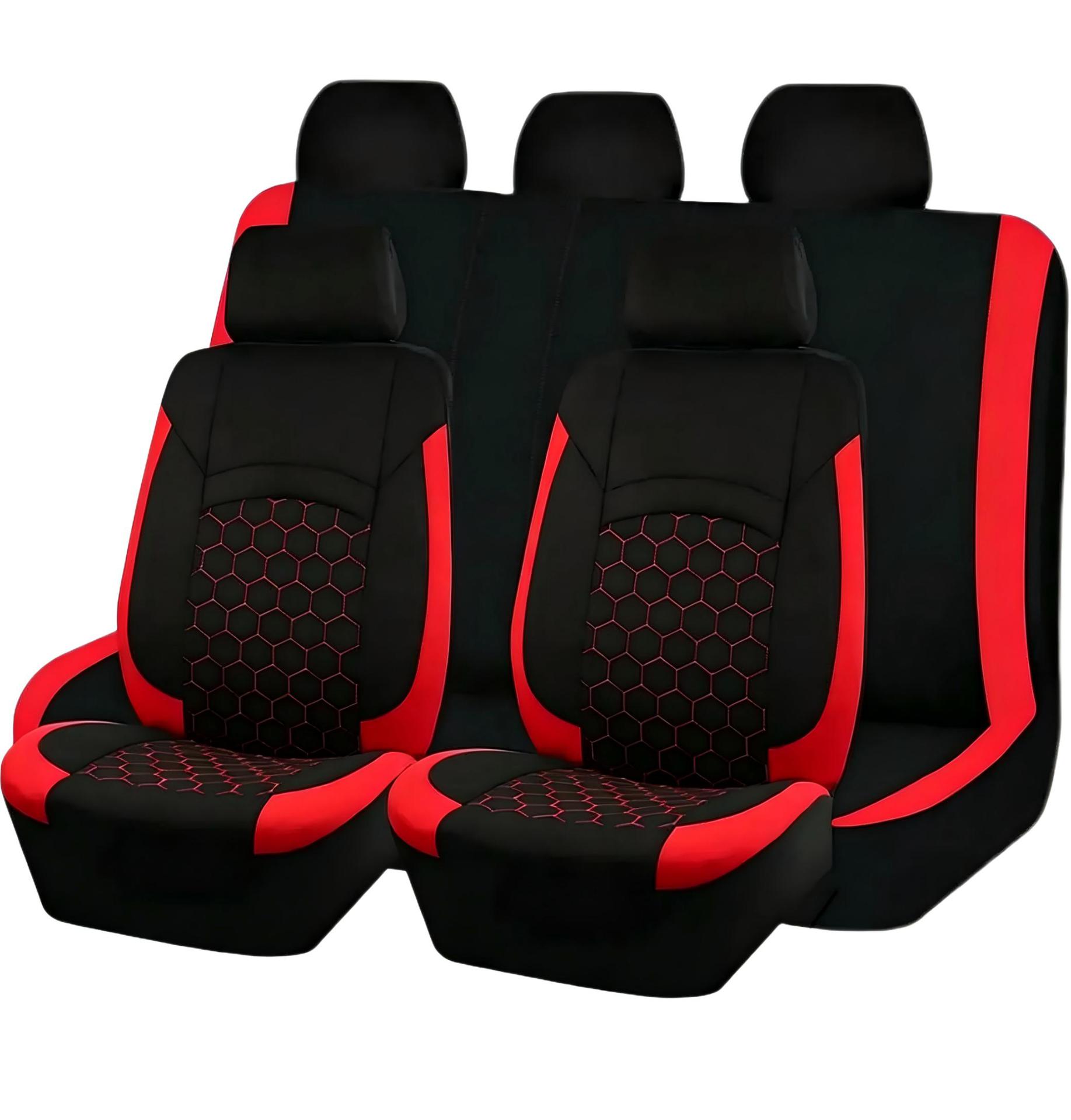 Foreign trade, Mexico, TEMU universal bracket-style football-themed car seat covers, direct from the manufacturer, 9-piece set, large quantities available for cross-border sales