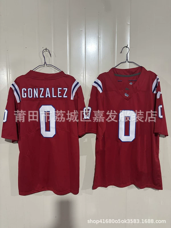 Внешнеторговое предложение футбольная майка Пэтриотс 12# BRADY10#MAYE #11