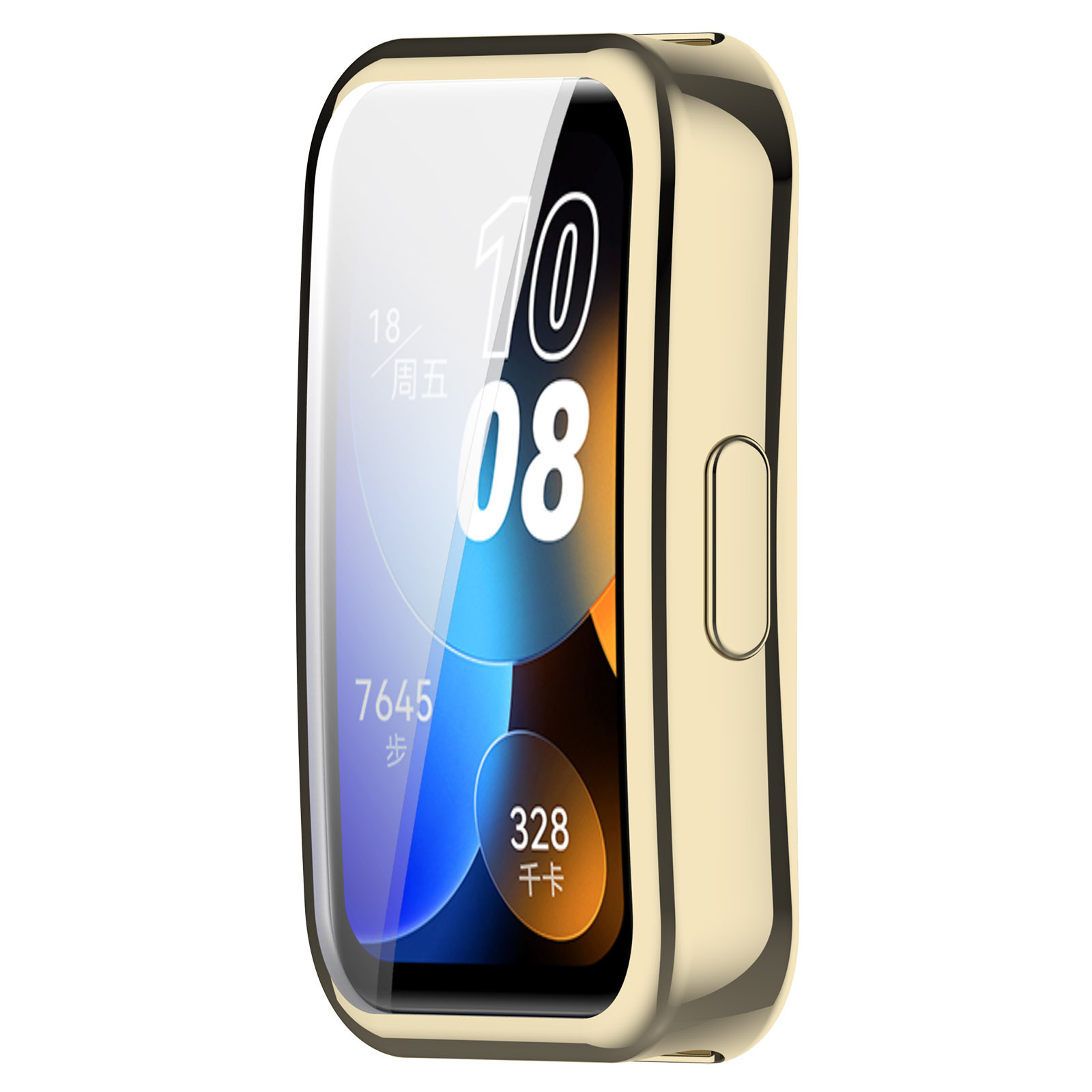 Aplicable Huawei Band 10 9 Funda protectora galvanoplastia HUAWEI band8 NFC Caja de goma suave con todo incluido Tpu