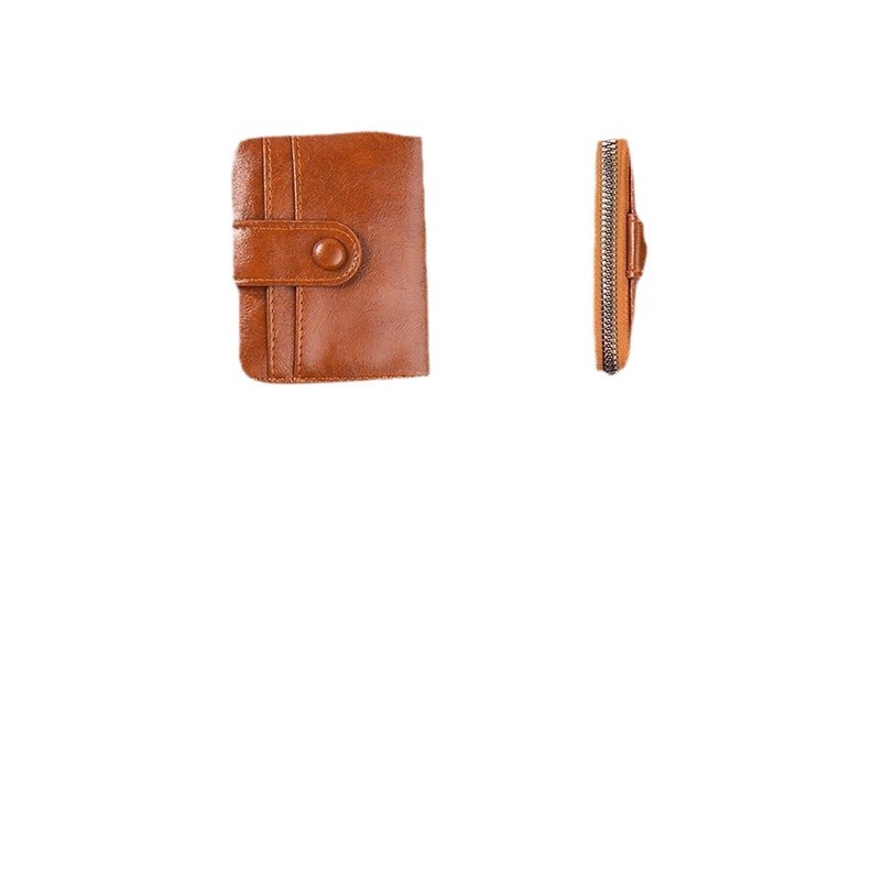 Monedero/cartera con múltiples ranuras para tarjetas, unisex, con cremallera, organizador, disponible en stock