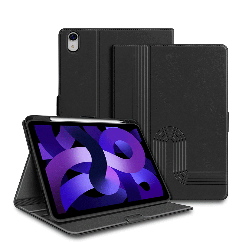 Applicable I padair5 protective case with Pen slot Apple tablet leather case ipad10 protective case