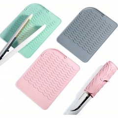 ヘアトリートメントツールストレートヘアドライヤー断熱バー断熱カバーヘアサロン専用電気クリップ滑り止めパーマ防止シリコンパッド