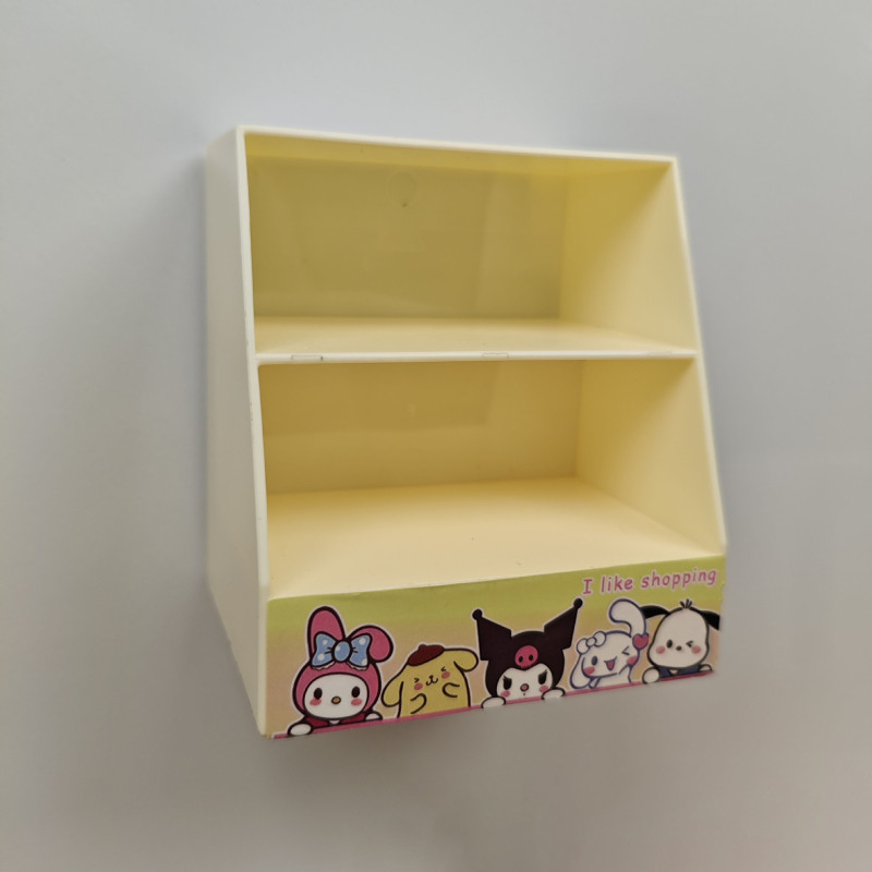 ミニシミュレーションディスプレイキャビネット冷蔵庫ステッカーおもちゃキャンディボックス収納ボックスドールハウスアクセサリーミニチュアシーン装飾品|undefined