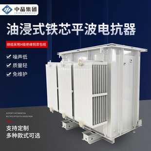 Oil-immersed iron core flat-wave reactor transformer substation urban and rural power grid oil-immersed iron core flat-wave reactor