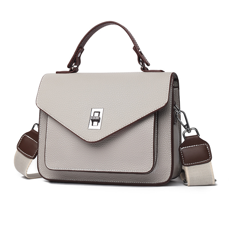 Top Grain Cowhide Leather Handbag For Women, 2025 Summer New Commuter Bag, Genuine Leather French Crossbody Small Square Bag - Thumbnail 5